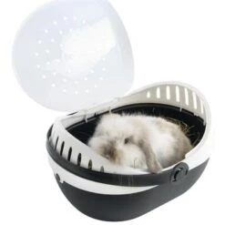 Savic Cage De Transport Elmo Rongeurs 36x28x22 Cm Noire