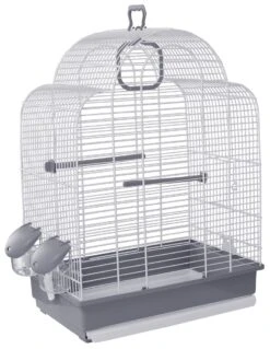 Voltrega Cage Oiseaux 648 Blanche