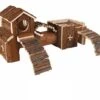Trixie Tunnel Hamster Frida, Natural Living -Magasin De Fournitures Pour Animaux De Compagnie 15658 trixie roedores casita 6163 h 1