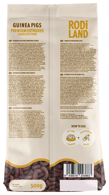 Rodiland Granulés Pour Cochons D'Inde 5 Rodiland Granulés Pour Cochons D'Inde – Image 4