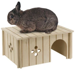 Ferplast Niche En Bois Pour Rongeurs Sans 4645 -Magasin De Fournitures Pour Animaux De Compagnie 45977 8010690041254 1 2