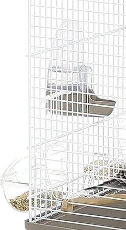 Imac Fiona Delux Grey Birds Cage -Magasin De Fournitures Pour Animaux De Compagnie 7187MC2u9lL AC SY879 63dd544cc3c3a