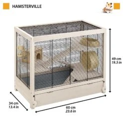 Ferplast Cage En Bois De Hamsterville -Magasin De Fournitures Pour Animaux De Compagnie 72111 2 0190013292 1800x1800 0