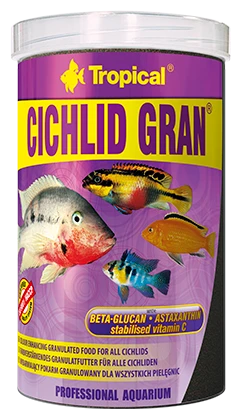 Tropical Cichlid Couleur Granulé 1000 Ml
