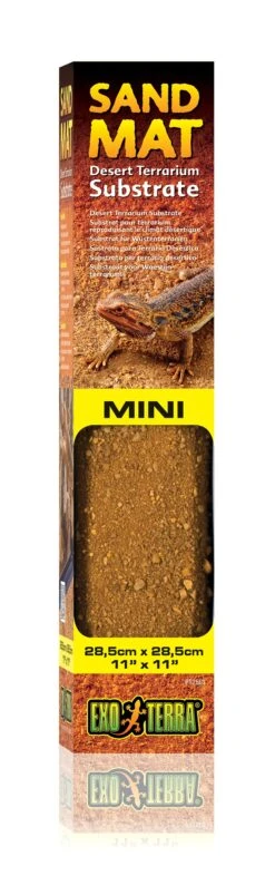 Exo Terra Mini Sable Mat 30X30 -Magasin De Fournitures Pour Animaux De Compagnie BOX ET SIZE Sand Mat PT2561 RGB 6322e7409ccae