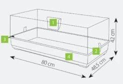 Imac Cage Rodder Gris 80 Facile 7 Imac Cage Rodder Gris 80 Facile -Magasin De Fournitures Pour Animaux De Compagnie Jaula Roedor Easy 80 Gris 63cfbe37cb443