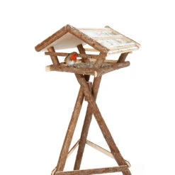 Trixie Birds Comedero Avec Une Vie De Pied Naturel