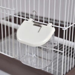 Trixie Cage Des Oiseaux Dominicains Bleus -Magasin De Fournitures Pour Animaux De Compagnie comedero jaula peq 1