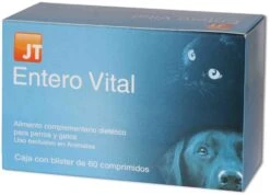 JTPharma Complément Diététique Pour Chiens Et Chats Entiervital 60 Comprimés -Magasin De Fournitures Pour Animaux De Compagnie complemento dietetico para perros gatos enterovital 60 compimidos 1