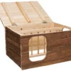 Trixie Hilke Maison En Bois Naturel -Magasin De Fournitures Pour Animaux De Compagnie modificar casa hilke natural living con comedero 40 23 32cm 1