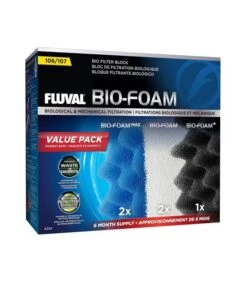 Fluval 107 Bio-Foam Pack 6 Mois