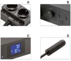 Exo Terra Thermostat (600W)/Hygrostat (100W) -Magasin De Fournitures Pour Animaux De Compagnie termostato 600w higrostato 100w 4
